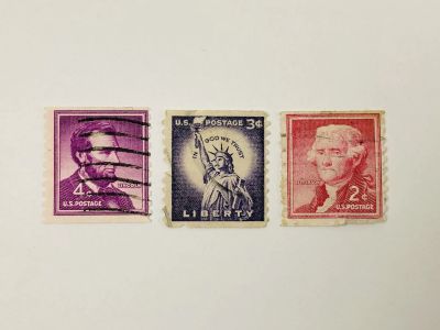 Лот: 23963966. Фото: 1. Свобода: Томас Джефферсон. Статуя... Марки