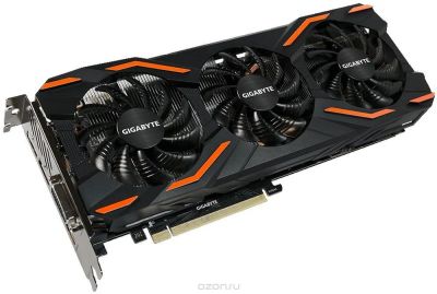 Лот: 12462051. Фото: 1. Gigabyte gtx 1080. Видеокарты
