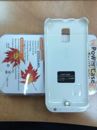Лот: 5615807. Фото: 1. Чехол аккумулятор зарядка на Samsung... Внешние, портативные аккумуляторы для смартфонов (Power bank)