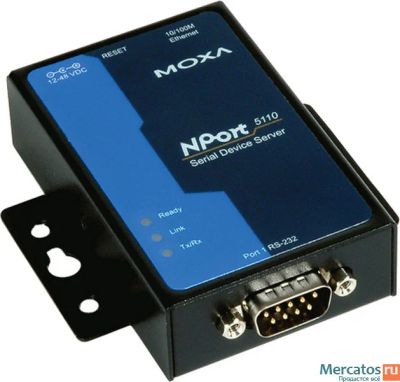 Лот: 4881004. Фото: 1. MOXA NPORT 5110 V2.0 1-портовый... Оргтехника, ПО, серверы