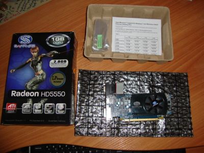 Лот: 7451928. Фото: 1. sapphire Radeon HD5550. Видеокарты