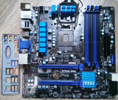 Лот: 14452914. Фото: 1. Комплект: MSI Z77 , + DDR3 8gb... Комплекты запчастей