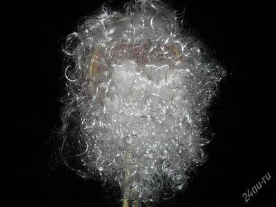 Лот: 1374241. Фото: 1. парик и борода деда мороза. Разное