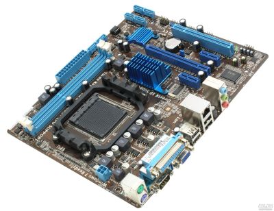 Лот: 13700187. Фото: 1. ASUS M5A78L-M LX +задняя планка. Материнские платы