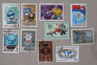Лот: 24919961. Фото: 1. Набор марок. СССР. Спорт. Олимпийские... Марки