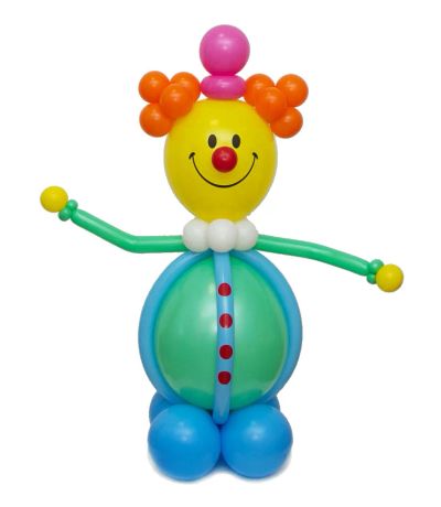 Лот: 8839490. Фото: 1. Клоун из воздушных шаров. Фигура... Воздушные шары