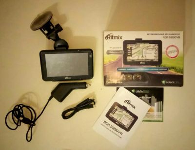 Лот: 8736932. Фото: 1. Навигатор Ritmix RGP-589 DVR. GPS-навигаторы