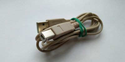 Лот: 17661672. Фото: 1. Кабель USB A - USB B 120см. Шлейфы, кабели, переходники