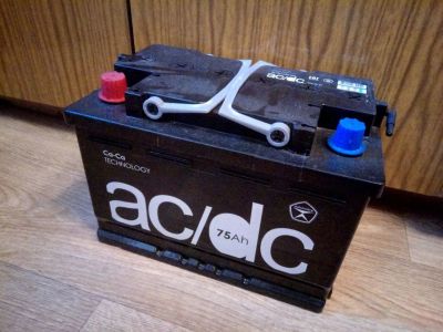 Лот: 16100074. Фото: 1. Аккумулятор AC/DC 6СТ 75 Ач (Са-Са... Аккумуляторы