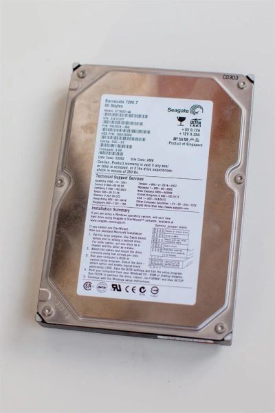 Лот: 3144435. Фото: 1. Жесткий диск HDD Seagate 60Gb... Жёсткие диски (HDD)