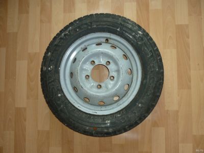 Лот: 12836260. Фото: 1. колесо шина диск 5*16 нива. Шины на дисках
