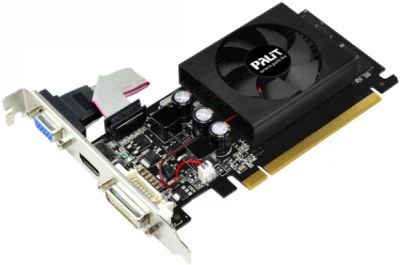 Лот: 7186716. Фото: 1. Видеокарта palit gt 210 (1гиг... Видеокарты