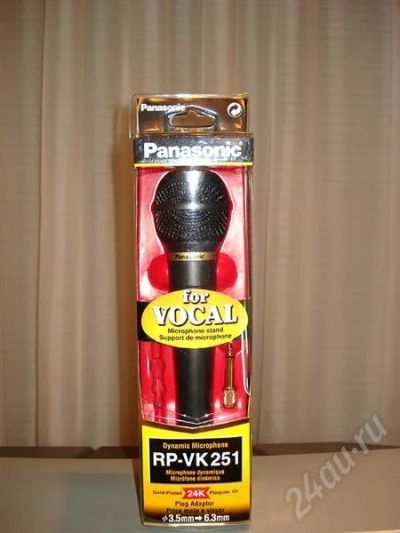 Лот: 296950. Фото: 1. динамический микрофон "Panasonic... Наушники, гарнитуры