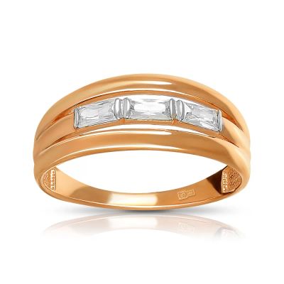 Лот: 23882143. Фото: 1. Кольцо TALANT из золота с фианитами. Кольца, перстни