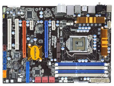 Лот: 5872679. Фото: 1. Материнская плата AsRock P55 Pro. Материнские платы