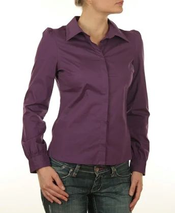 Лот: 11940122. Фото: 1. Рубашка женская фиолетовая № JNC8... Блузы, рубашки