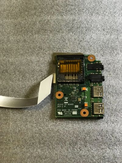 Лот: 13957774. Фото: 1. Плата usb,аудио ноутбука Dns A17FD. Платы расширения, контроллеры, доп. порты