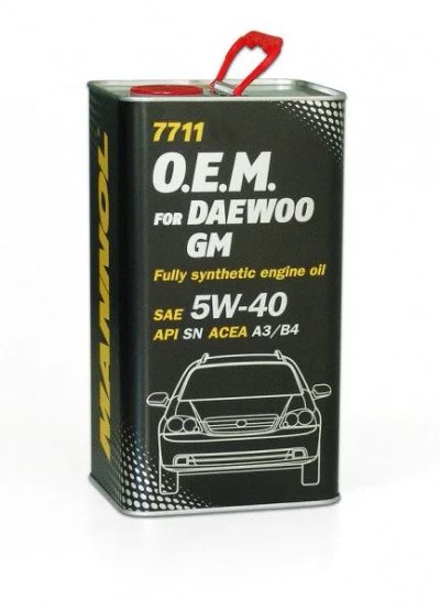 Лот: 14493431. Фото: 1. 7711 MANNOL O.E.M. 5W-40 (metal... Масла, жидкости