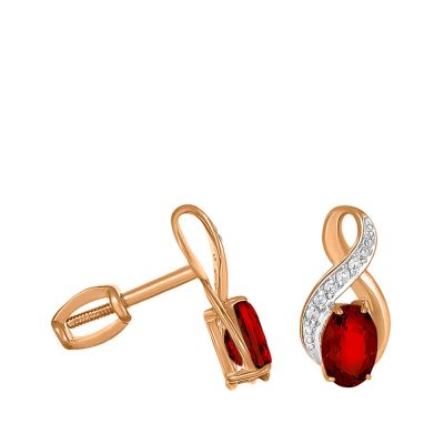 Лот: 23879069. Фото: 1. Серьги-пусеты TALANT из золота... Серьги, каффы