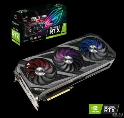 Лот: 17936105. Фото: 1. Видеокарта Asus rog strix geforce... Видеокарты