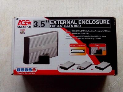 Лот: 2180902. Фото: 1. Внешний USB бокс EXTERNAL ENCLOSURE... Другое (комплектующие)