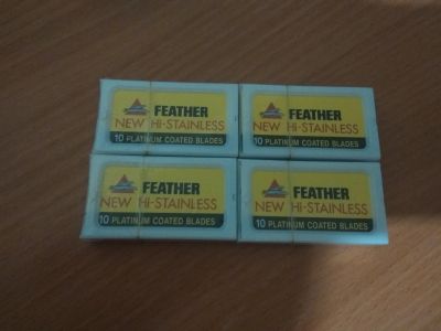 Лот: 11826852. Фото: 1. Японские лезвия Feather (оригинал... Уход за лицом 