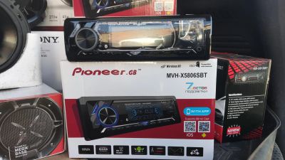 Лот: 19635692. Фото: 1. Магнитола Pioneer.gb mvh-x5806sbt. Автомагнитолы