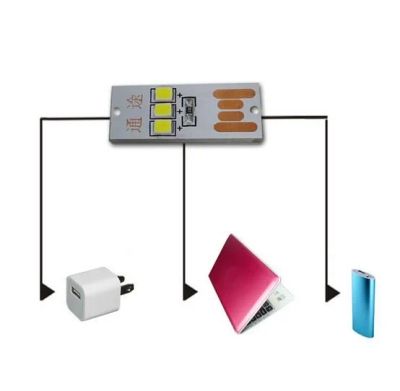 Лот: 4689291. Фото: 1. USB Фонарик. 3 светодиода (oem... Другое (компьютеры, оргтехника, канцтовары)