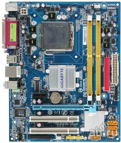 Лот: 13560843. Фото: 1. Материнская плата Gigabyte LGA775... Материнские платы