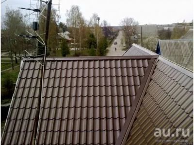 Лот: 17364232. Фото: 1. Планка конька плоского 150х150х2000мм. Кровельные материалы