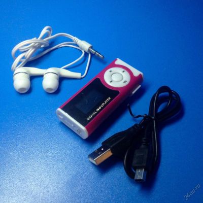 Лот: 5908870. Фото: 1. Плеер MP3 (№1) ,розовый | самовывоз. Плееры