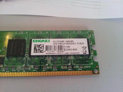 Лот: 3865574. Фото: 1. Оперативная память kingmax DDR2-800... Оперативная память