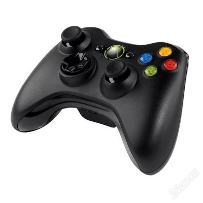 Лот: 3860989. Фото: 1. Джойстик Xbox 360! Черный! Беспроводной... Аксессуары для игровых приставок, консолей, геймпады