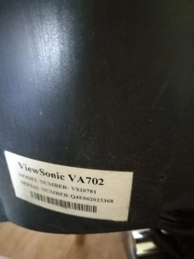 Лот: 17655276. Фото: 1. Монитор ViewSonic VA702. ЖК-мониторы