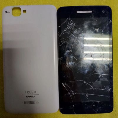 Лот: 12673763. Фото: 1. Explay Fresh. На запчасти. Поможем... Дисплеи, дисплейные модули, тачскрины
