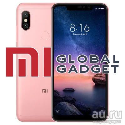 Лот: 13444145. Фото: 1. Xiaomi REDMI Note 6 Pro Global... Смартфоны