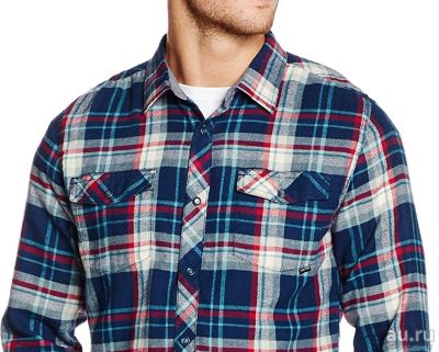 Лот: 14031837. Фото: 1. Мужская рубашка Slim Fit на клёпках... Рубашки, водолазки