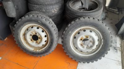 Лот: 25762356. Фото: 1. колеса нива r16. Шины на дисках