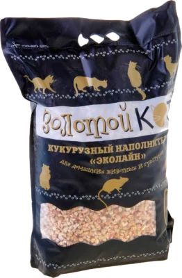 Лот: 16295270. Фото: 1. Наполнитель 6л кукурузный для... Корма