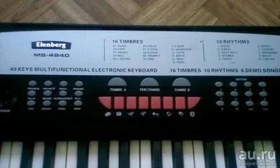 Лот: 10023007. Фото: 1. Синтезатор Elenberg ms-4940, рабочий... Клавишные