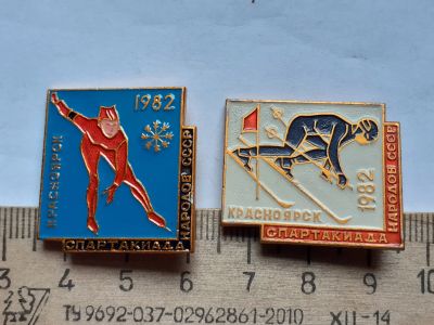 Лот: 19235633. Фото: 1. (№12517) значки спорт, Красноярск... Памятные медали