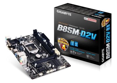 Лот: 4653949. Фото: 1. Мат.плата S1150 B85 Gigabyte GA-B85M-D2V... Материнские платы