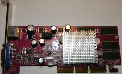Лот: 2260165. Фото: 1. agp geforce fx5200 128 mb. Видеокарты