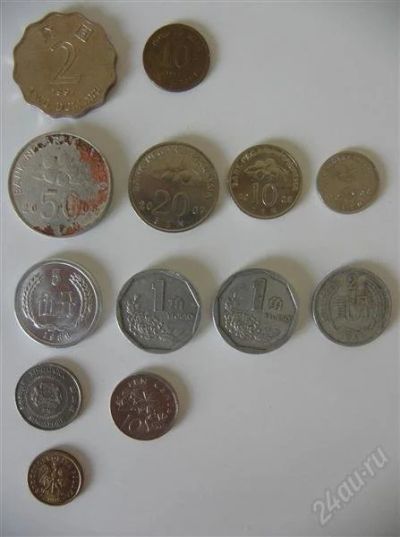 Лот: 1023515. Фото: 1. Монеты Азии (12 шт. одним лотом... Азия