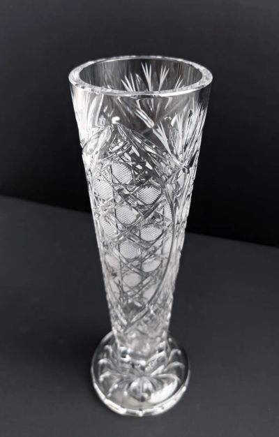 Лот: 25064377. Фото: 1. Ваза стекло №1. Вазы