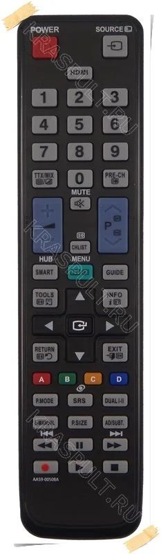 Лот: 3833246. Фото: 1. Пульт для телевизора Samsung AA59-00508A... Пульты ДУ