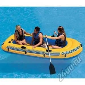Лот: 5773066. Фото: 1. Лодка Intex Challenger-3-SET... Красноярск