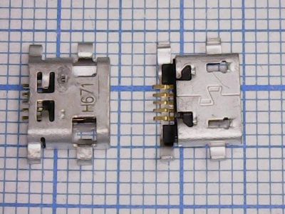 Лот: 12287357. Фото: 1. Системный разъём №103 micro-USB... Другое (запчасти, оборудование)