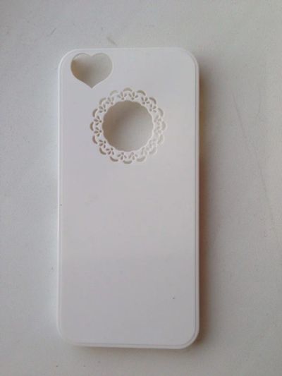 Лот: 3564132. Фото: 1. Чехол iphone 5\5s белый с рубля. Чехлы, бамперы