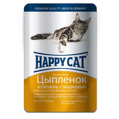 Лот: 13965949. Фото: 1. Happy Cat (Хэппи Кэт) Цыпленок... Корма